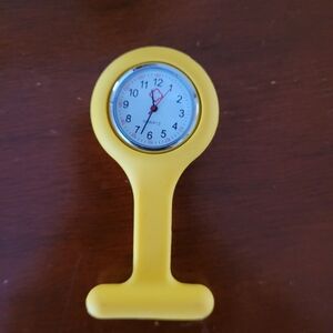 Brand New Yellow Silicone Nurse Scrub Watch